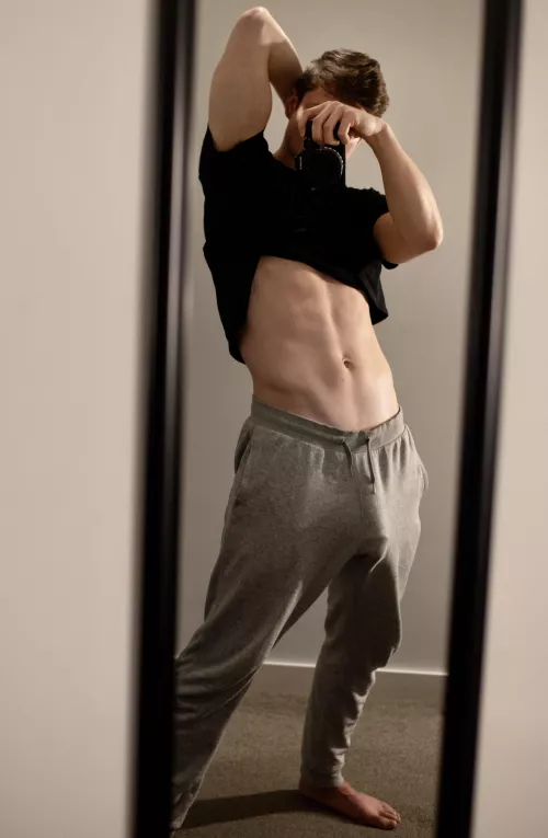 My big cock head trying to escape