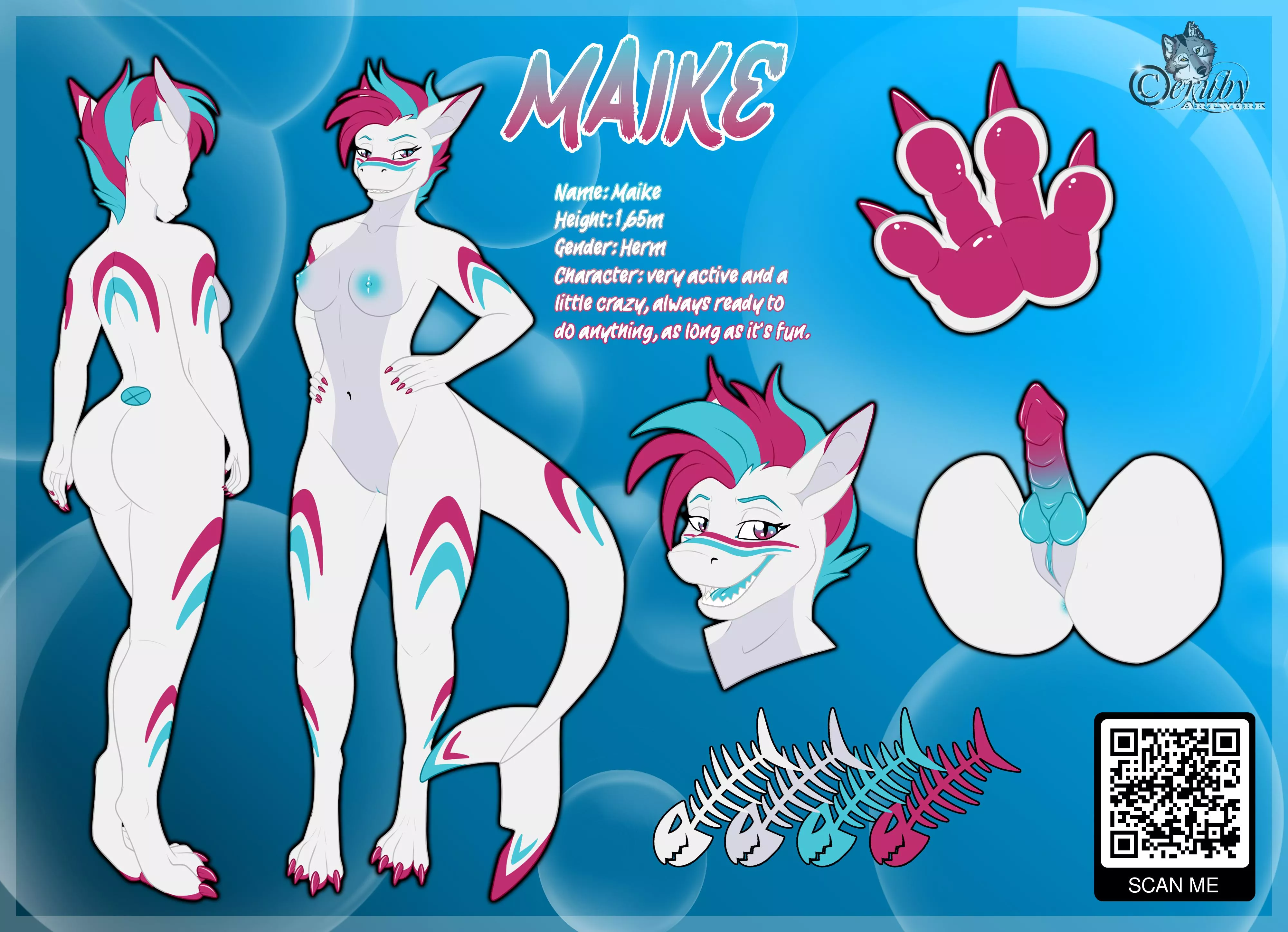 My OC Maike has her own Ref now too! [H] (Ceruby)