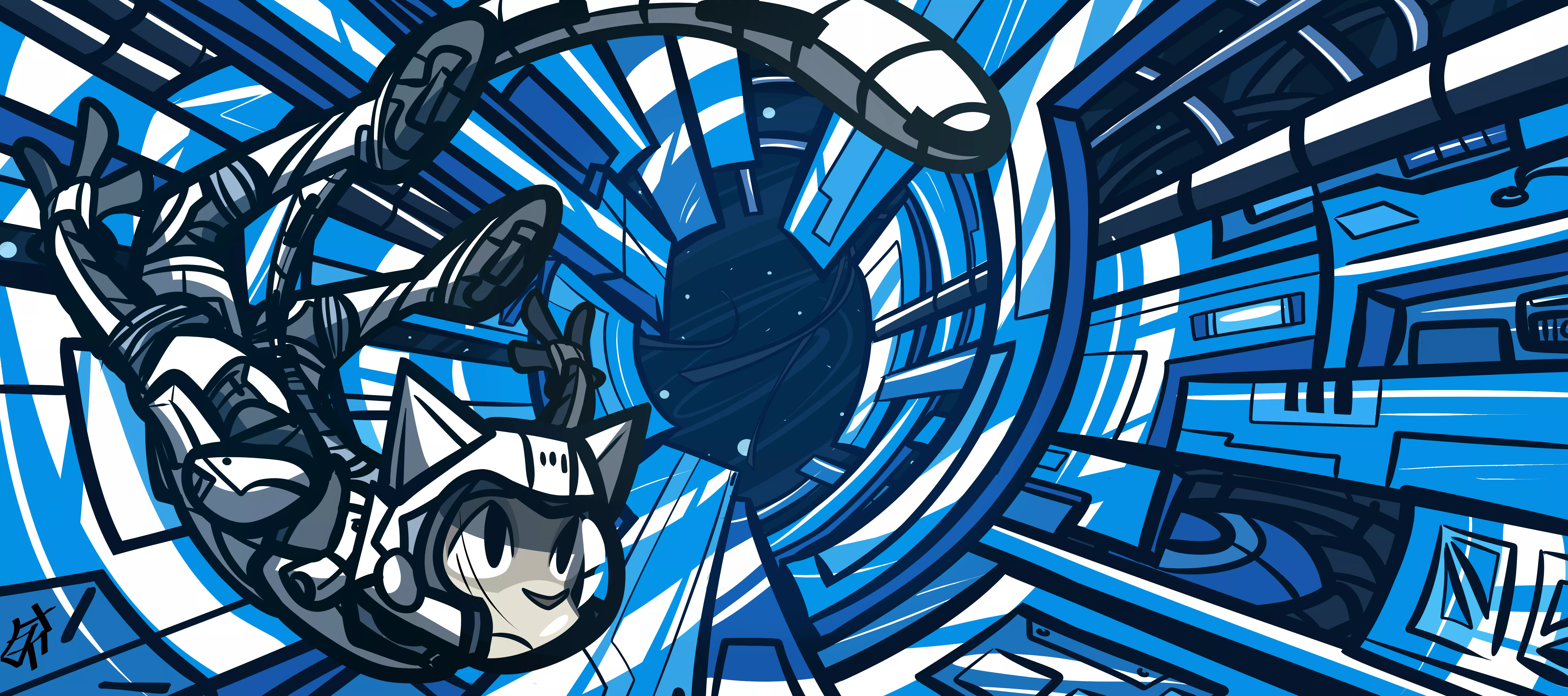 space kitty // by me