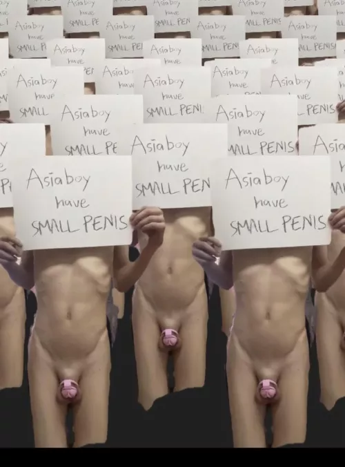Stay no to asian small penis