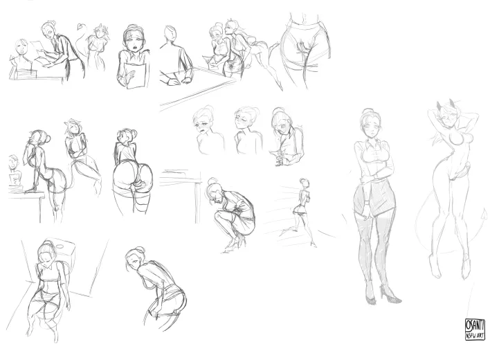 The Naughty Devil comic blew up in popularity so here's a little preview of the future chapters I'm working on [OsantiNsfwArt]