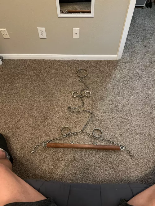 This slave thought vet wrap meant “try and get out”. She’s now in the inescapable category.