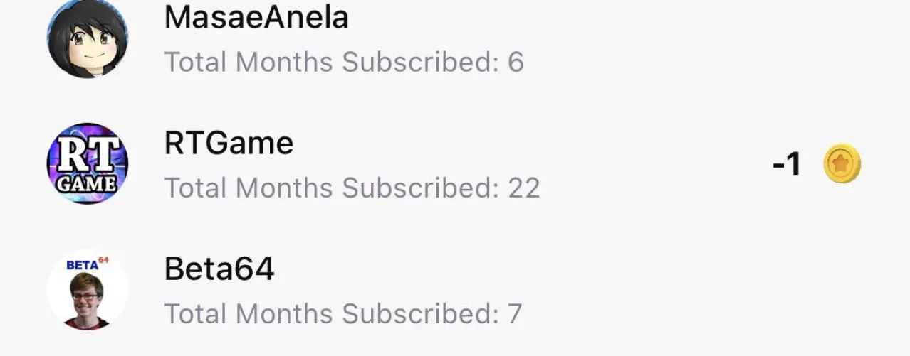 Twitch won’t let me subscribe to RTGame, and after I checked my subscriptions list I found this icon. What does this mean?