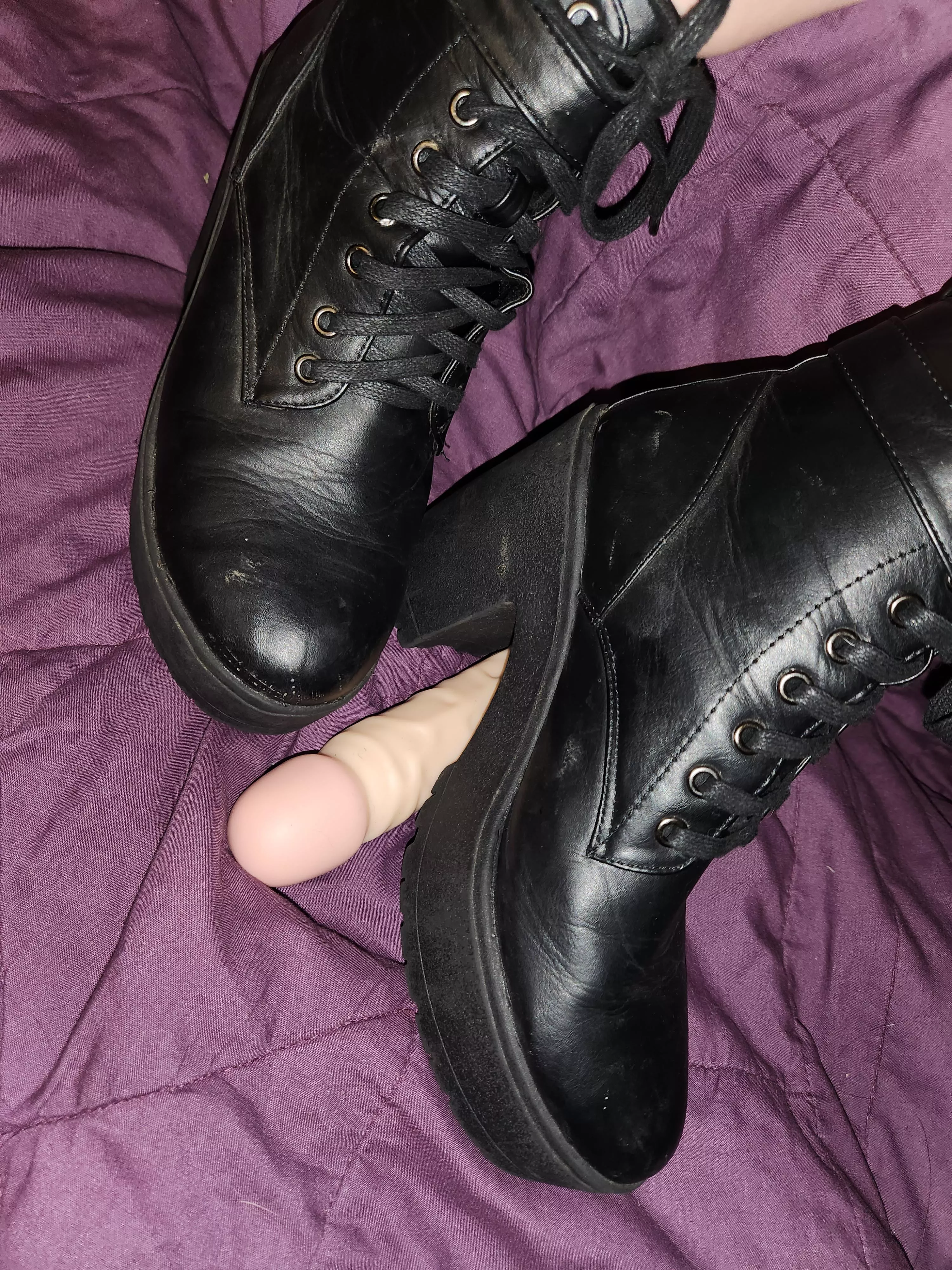 What do you think you deserve here ? Do you A:deserve a stomp B:deserve to clean my boots C:deserve to clean my strap or D: nothing you deserve nothing .