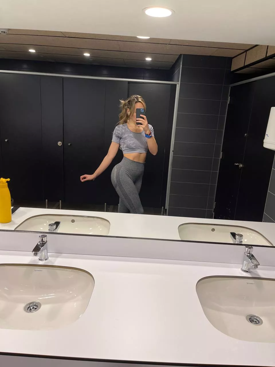 Who is down for locker room cardio?