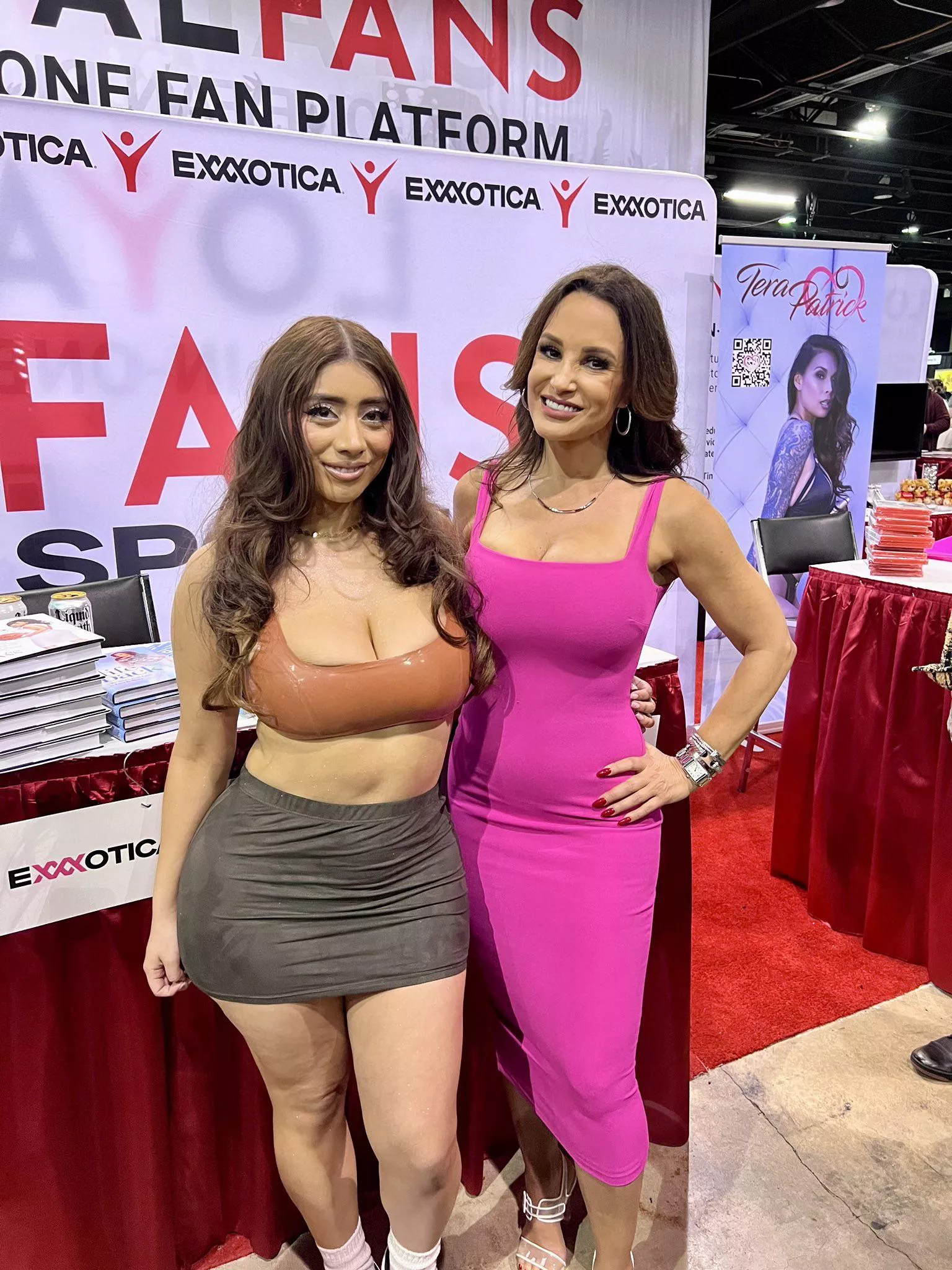 With Violet Myers at Exxxotica today