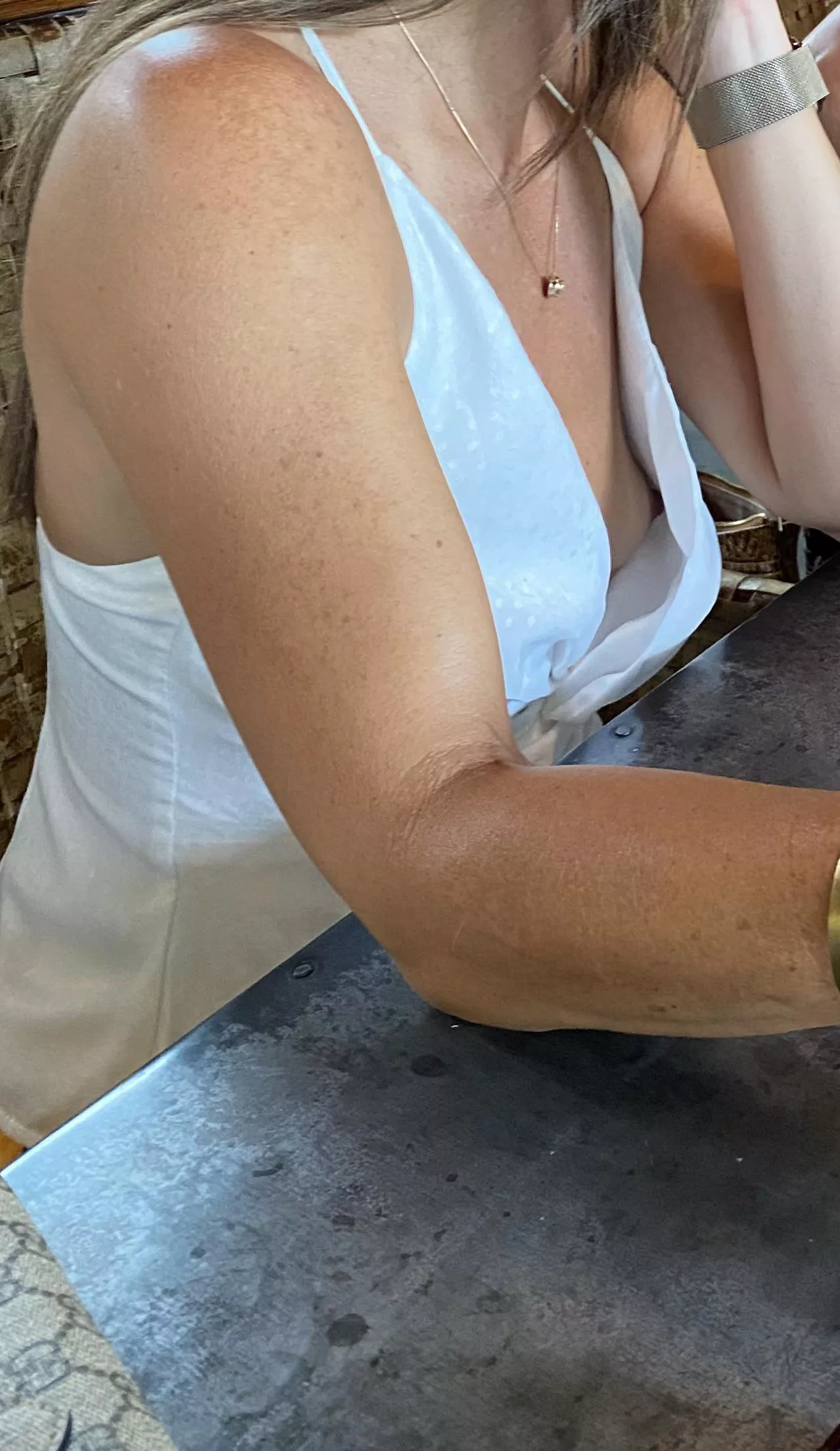 Wondered why waiter kept refilling my drink!