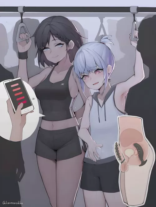 w-wait you said you wont be doing this in public~! (蓝猫Akko)