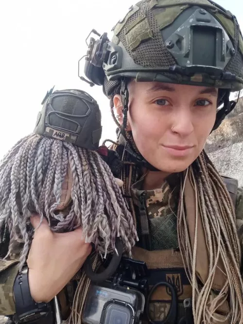 Yara Chornohuz - Ukrainian combat medic, in the 140th Marine Battalion of the Ukrainian Naval Infantry. She’s been in combat operations since the Donbas War in 2020, and since last year she’s been on the frontlines in the Donetsk oblast: at Popasna, 