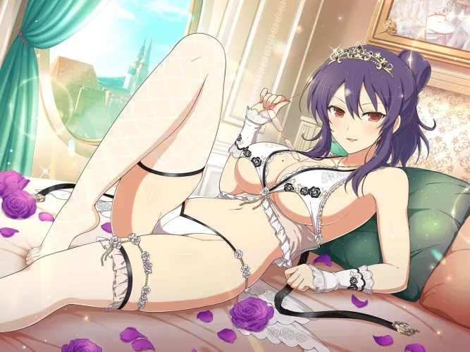 A hot princess in her lovely lingerie