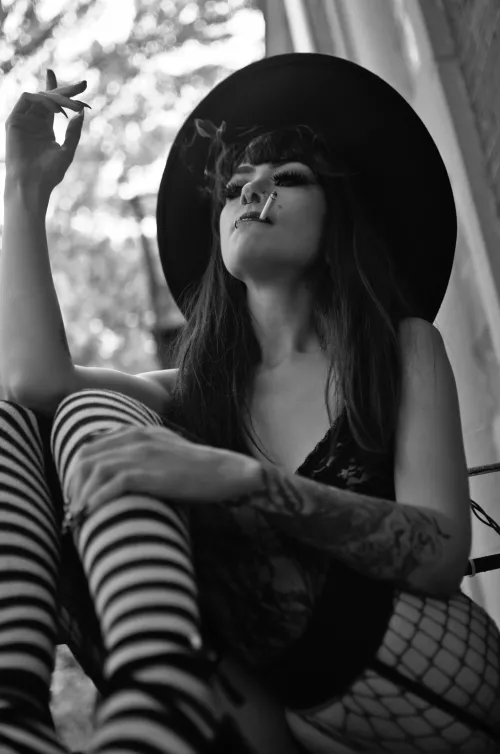 Balcony talks with your favorite neighborhood cigarette milf