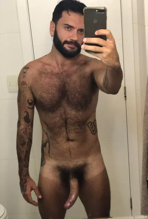 Bath time after a hard Sunday 🔥😈