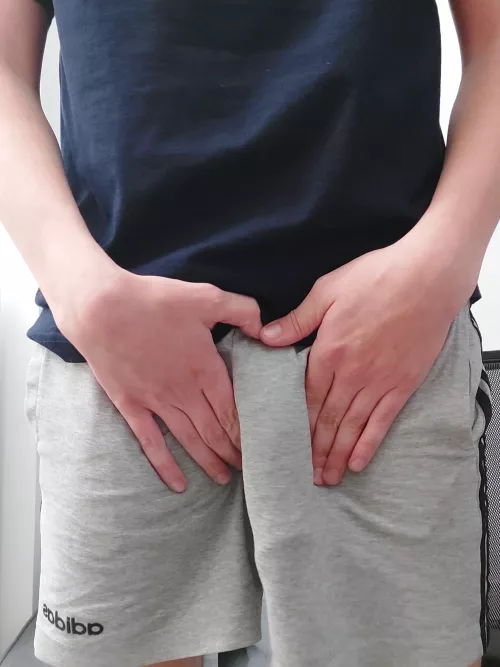 Bulging through the shorts