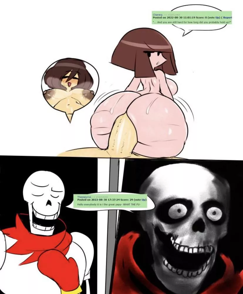 [“Chara, frisk”] Some good shit, and decently funny. Win win!