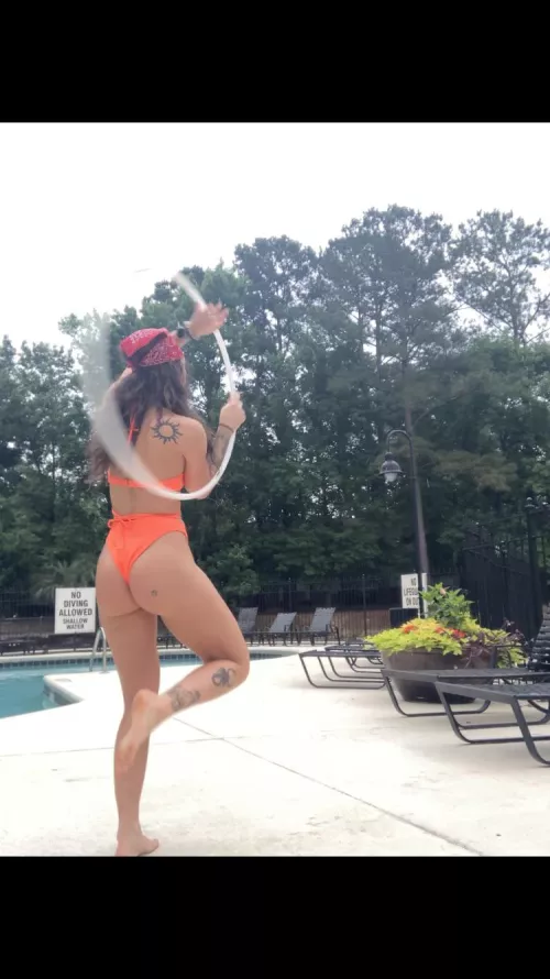 Doing my little dancy dance