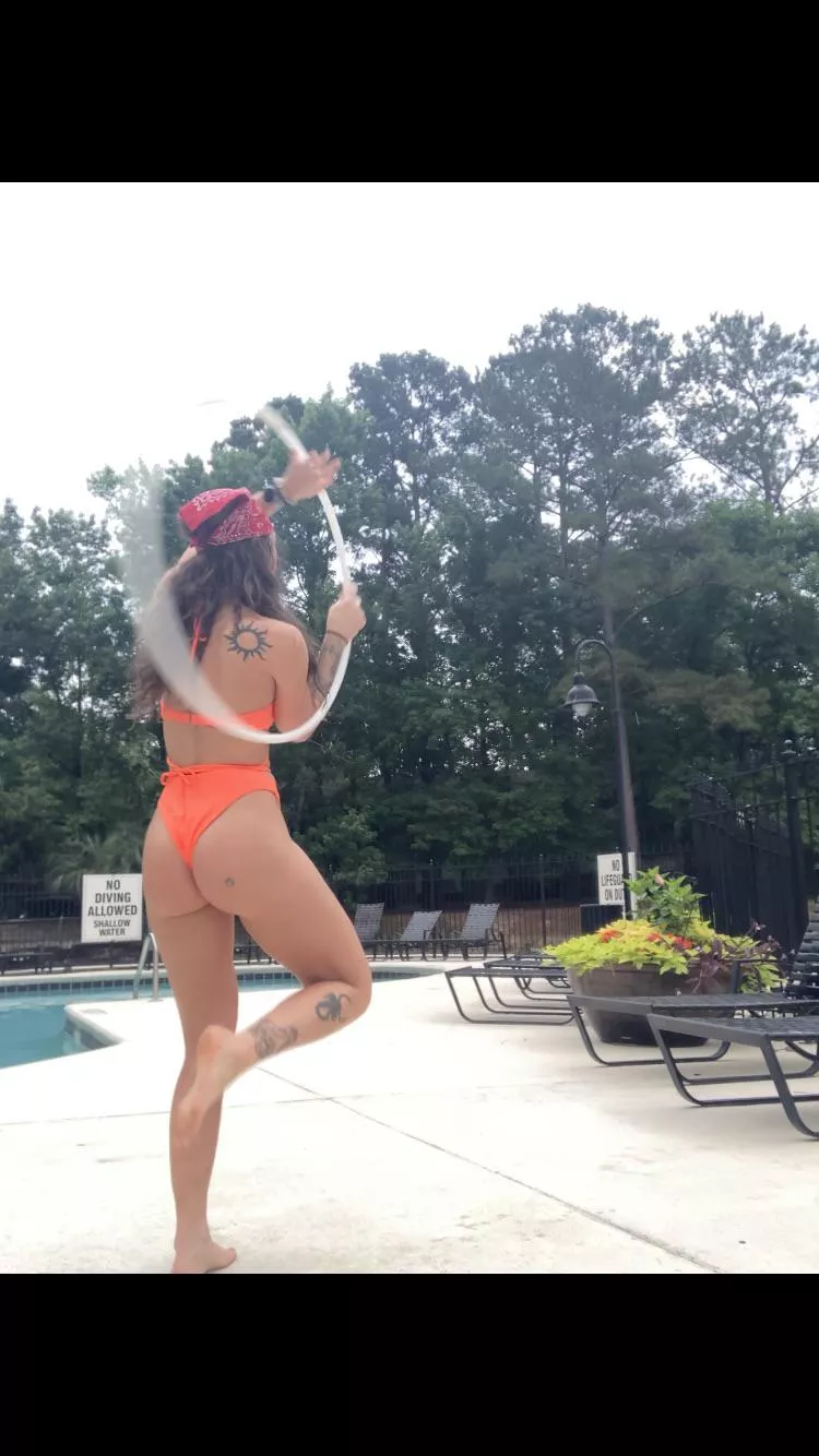 Doing my little dancy dance