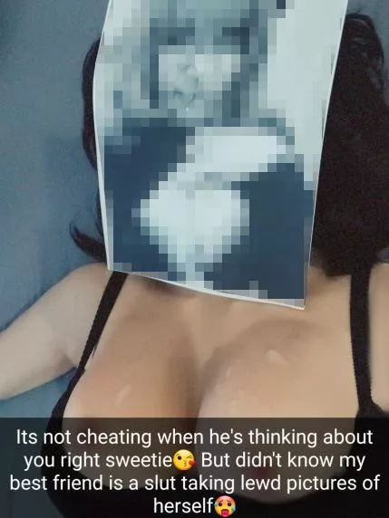 I just found a fun picture i took around 2 years ago after my back then partner finished on me with my friend on my face - believe it or not i totally forgot that we even did that (i was drunk)