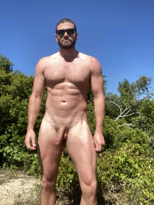 Just a big softie at the beach