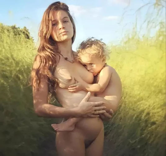 Mom's love for baby 💞 🍼