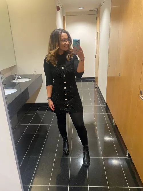 Mondays outfit with tights of course