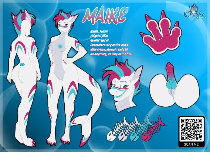 My OC Maike has her own Ref now too! [H] (Ceruby)