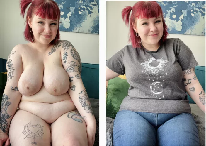 Naked or mom clothes…. What’s hotter