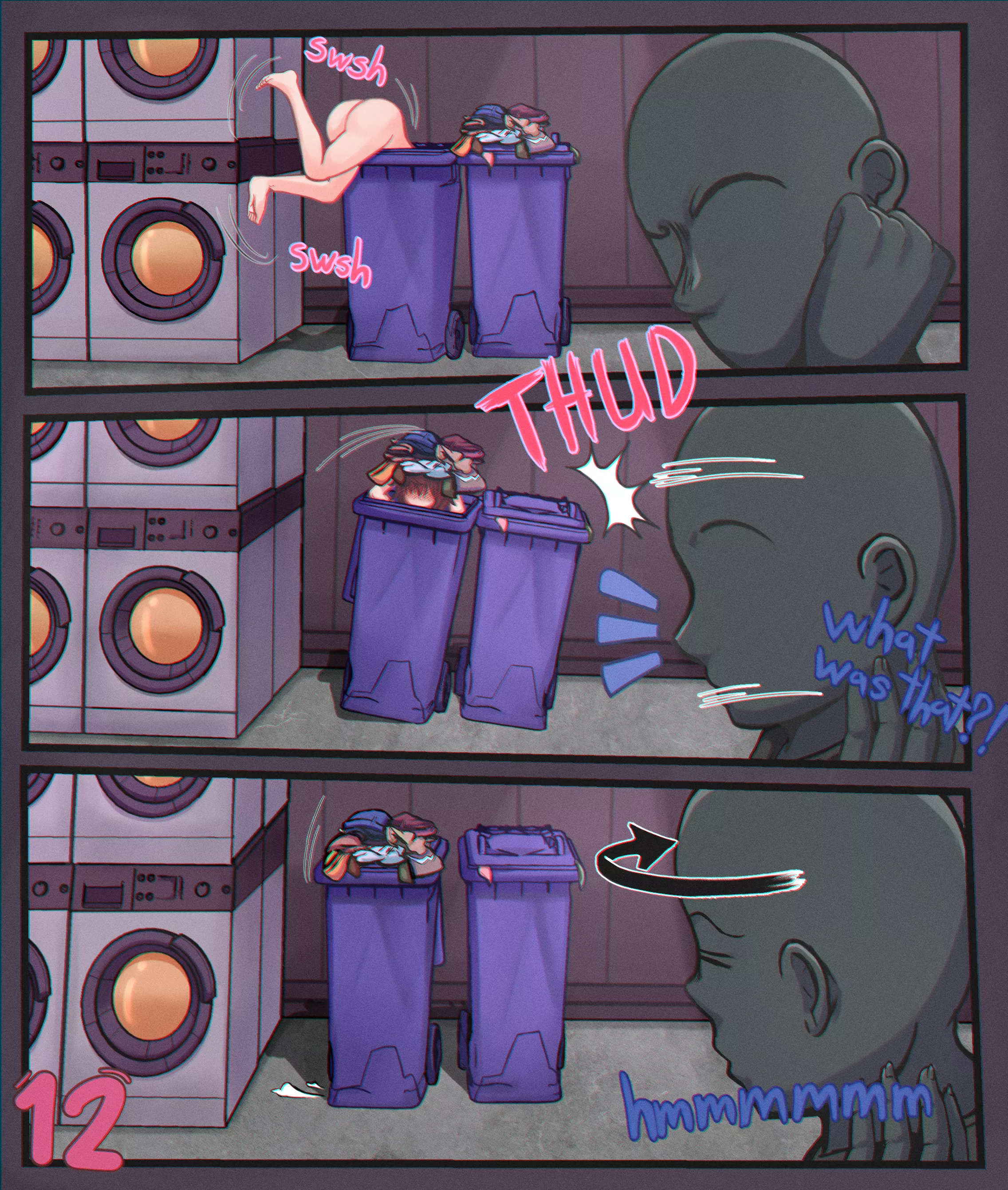 Nearly getting caught out in the open