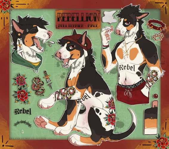 Old school bullterrier that I made a few days ago, would you talk to this bad boy?