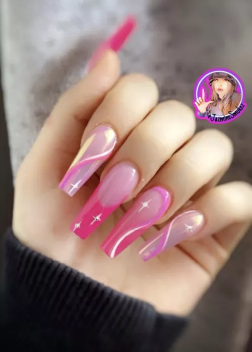 rate my nails 1-10… [oc] 💅🏻