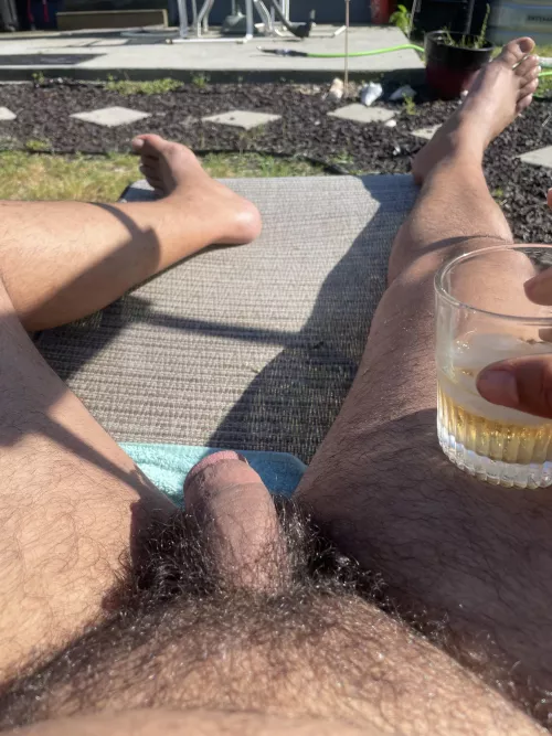 Sun and whisky 🥃
