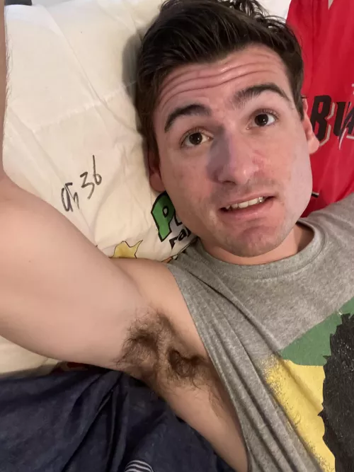 Taking a Selfie not thinking anyone would be into that armpit