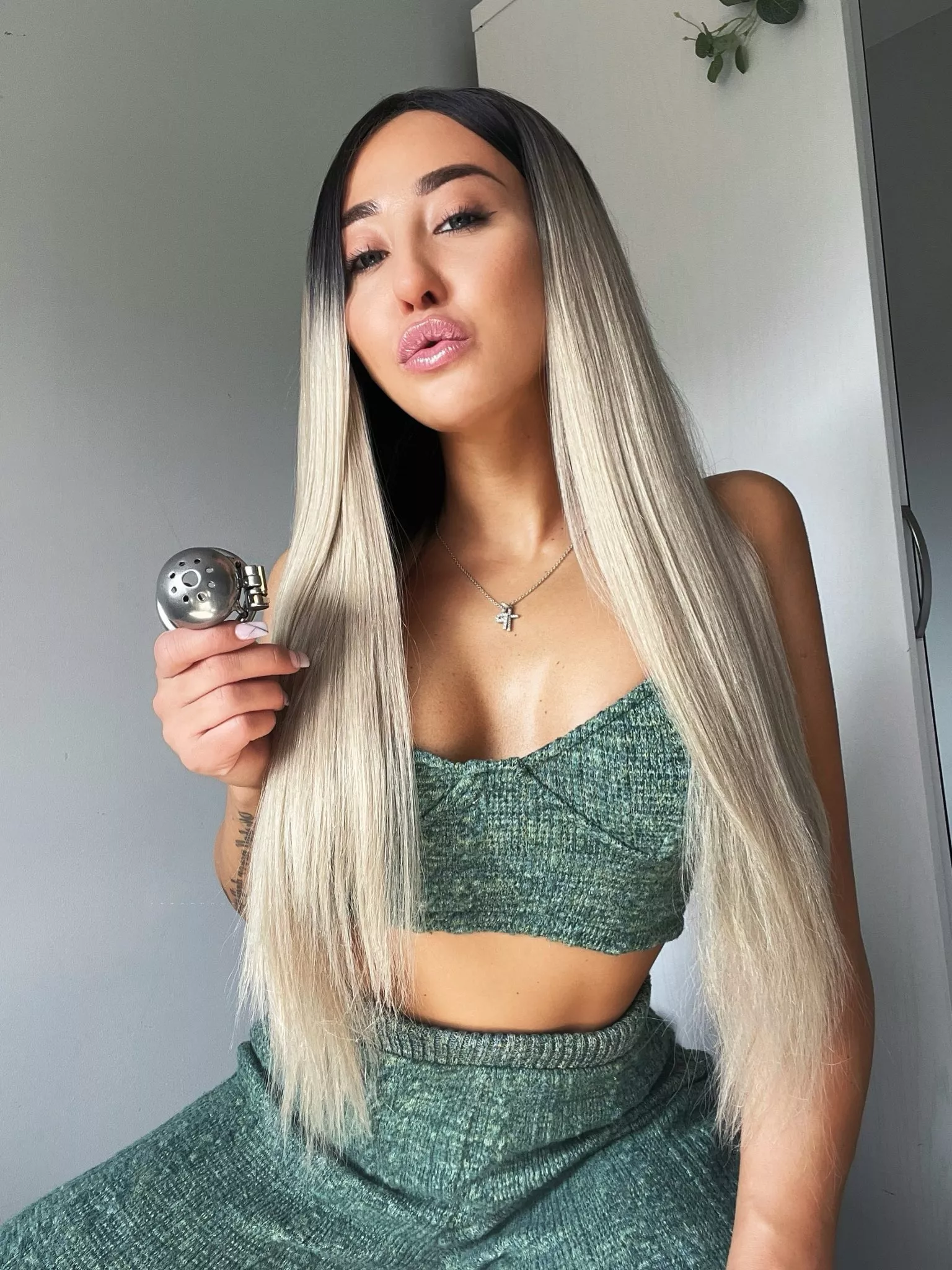 That little cock is far too pathetic.. but thereâ€™s room for potential! I know that I can make it even SMALLER! ðŸ˜ Letâ€™s try this cage, Iâ€™m sure you will shrink into it over time! I donâ€™t care how much it hurts! Now, say thank you Goddess! ðŸ—ï