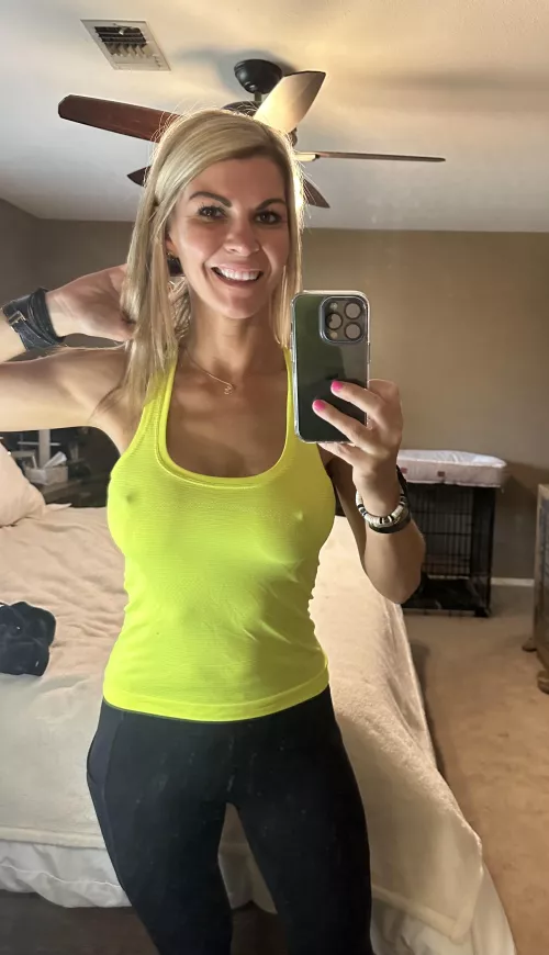 The gym might ask me to leave………