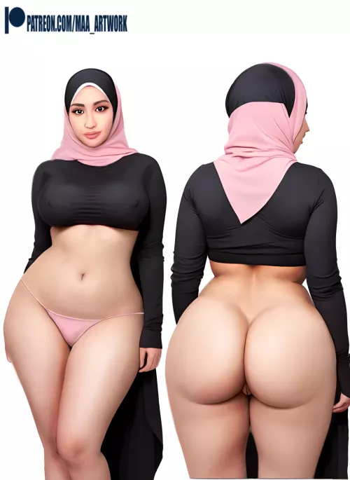 Thick ass Hijabi