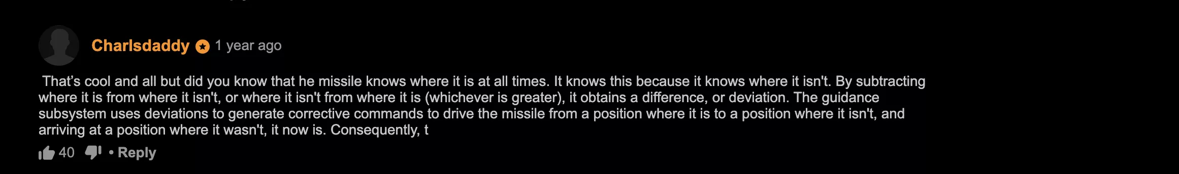 what about missiles?