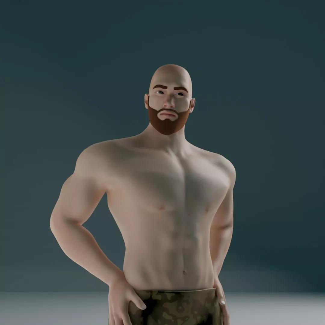 What beard/hair style should i give this model?