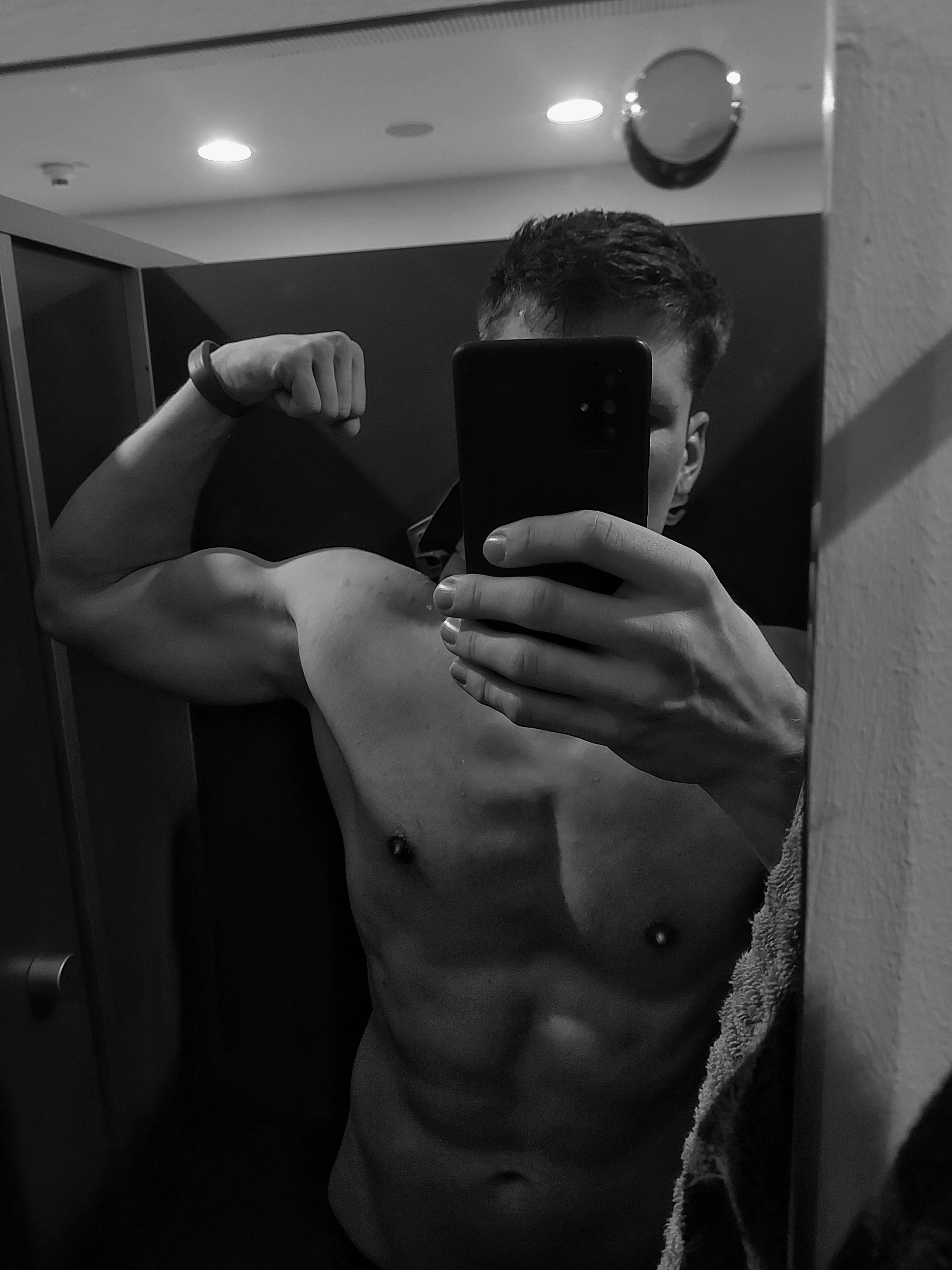 You want to join me in the sauna?