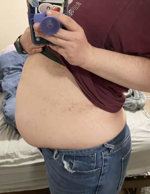 Ate a ton and really pushed myself but I always forget to take before pics