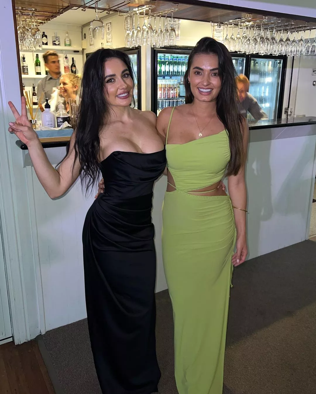 Black or Green Dress