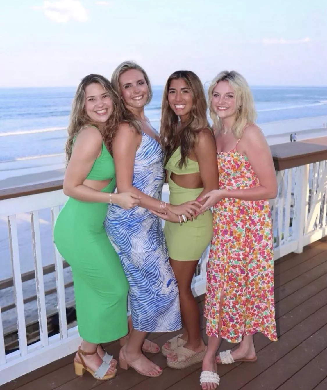 Enjoying the ocean breeze