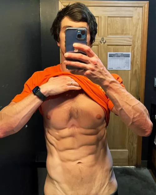 Good lighting in the pizza place bathroom.