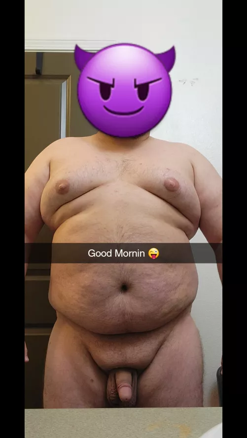 Good morning 😜, Snap is in bio.