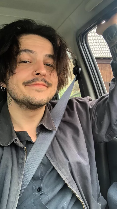 i drove for the first time!!