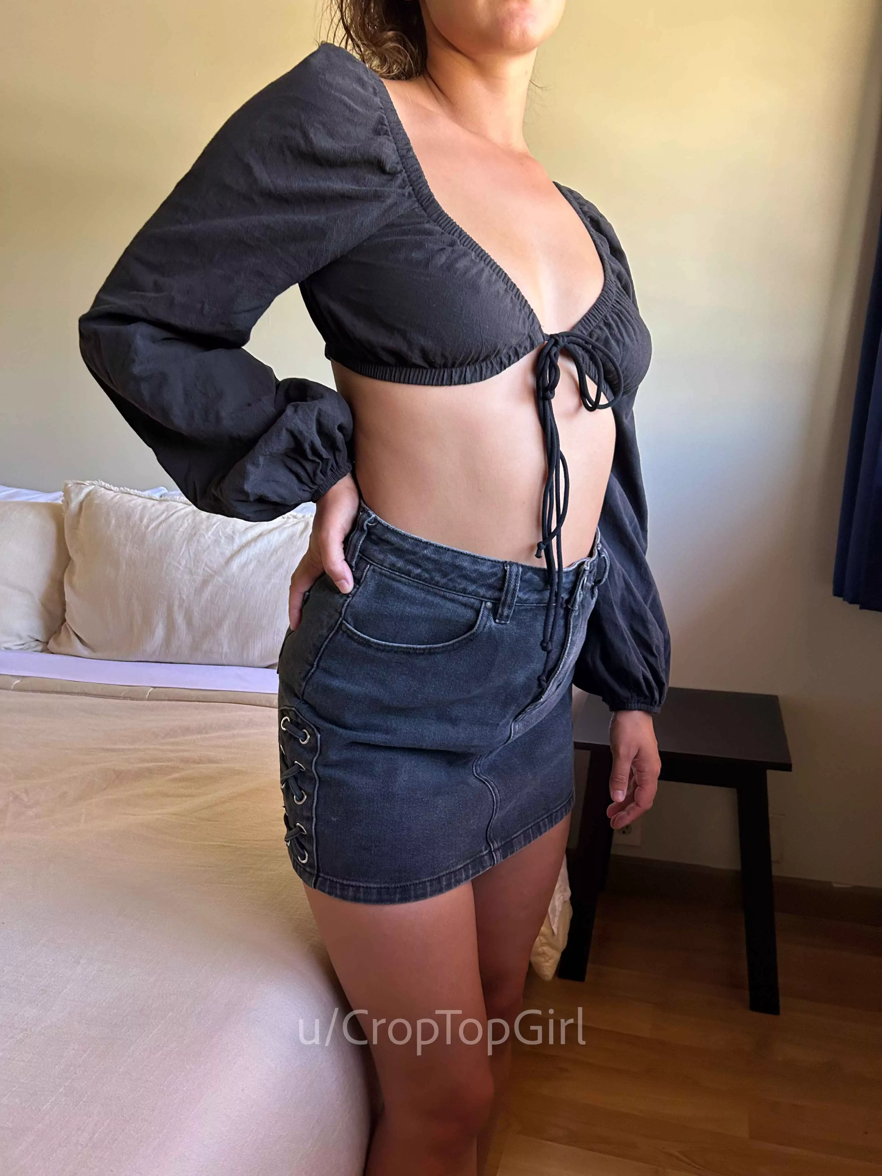 I hope jean skirts count...