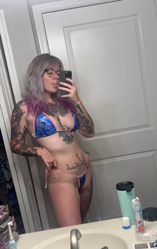 I love my purple tips 🥰