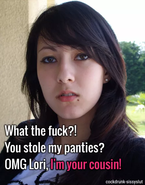 I stole panties to my cousin Safaa