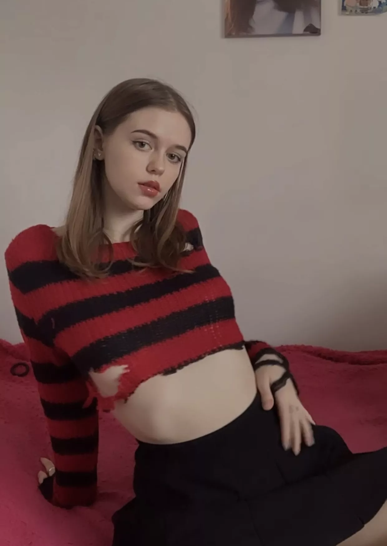 I think red looks good on me