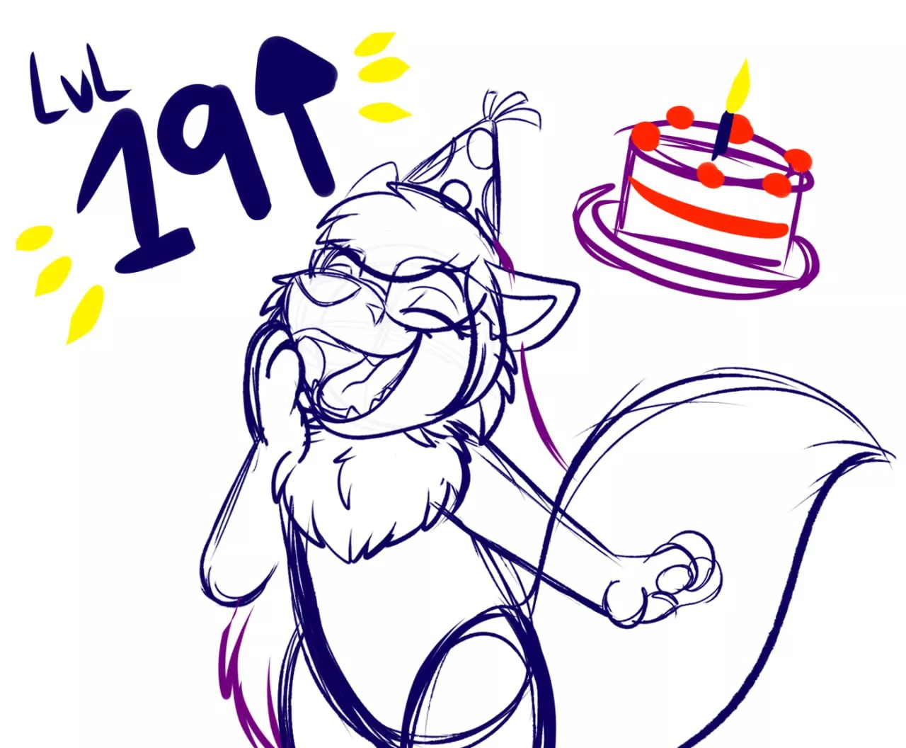 It's my birthday so I did this quick sketch
