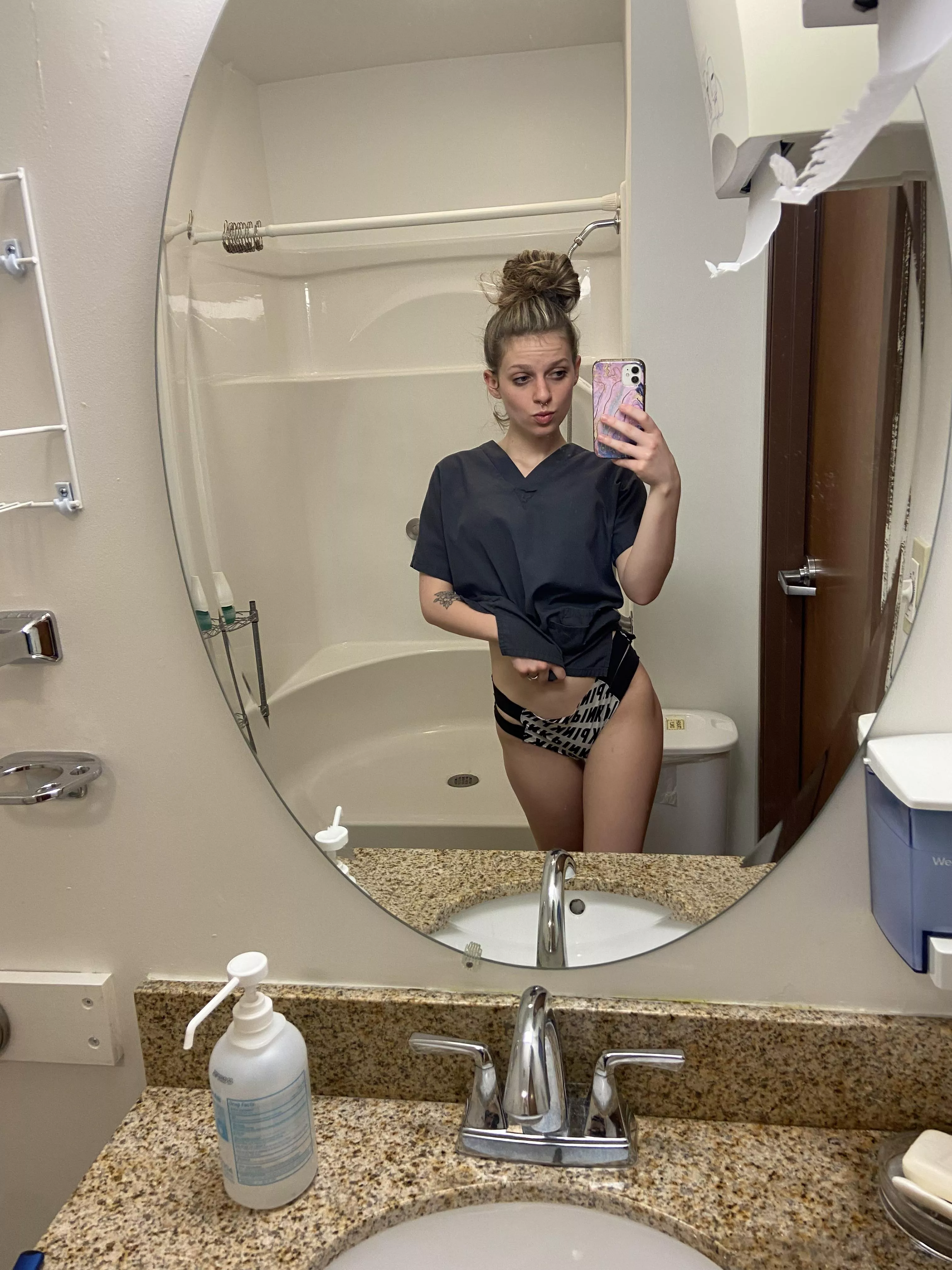 Just clocked in and already having fun for you