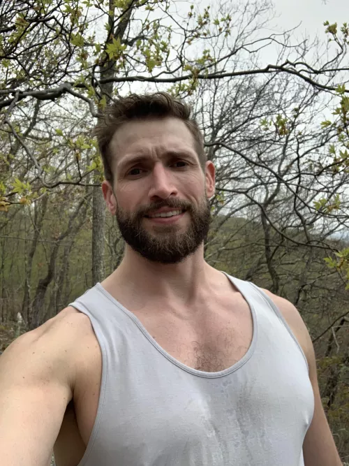 Little damp, but nice to see green again